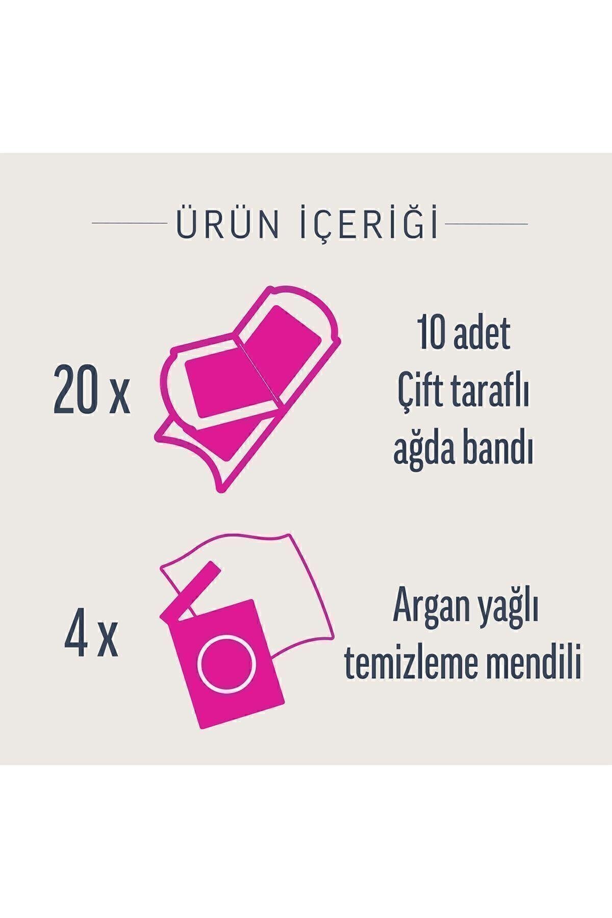 Veet Pure Hipoalerjenik Yüz Bölgesi Özel Sir Ağda Bandı Hassas Ciltler için 20'li