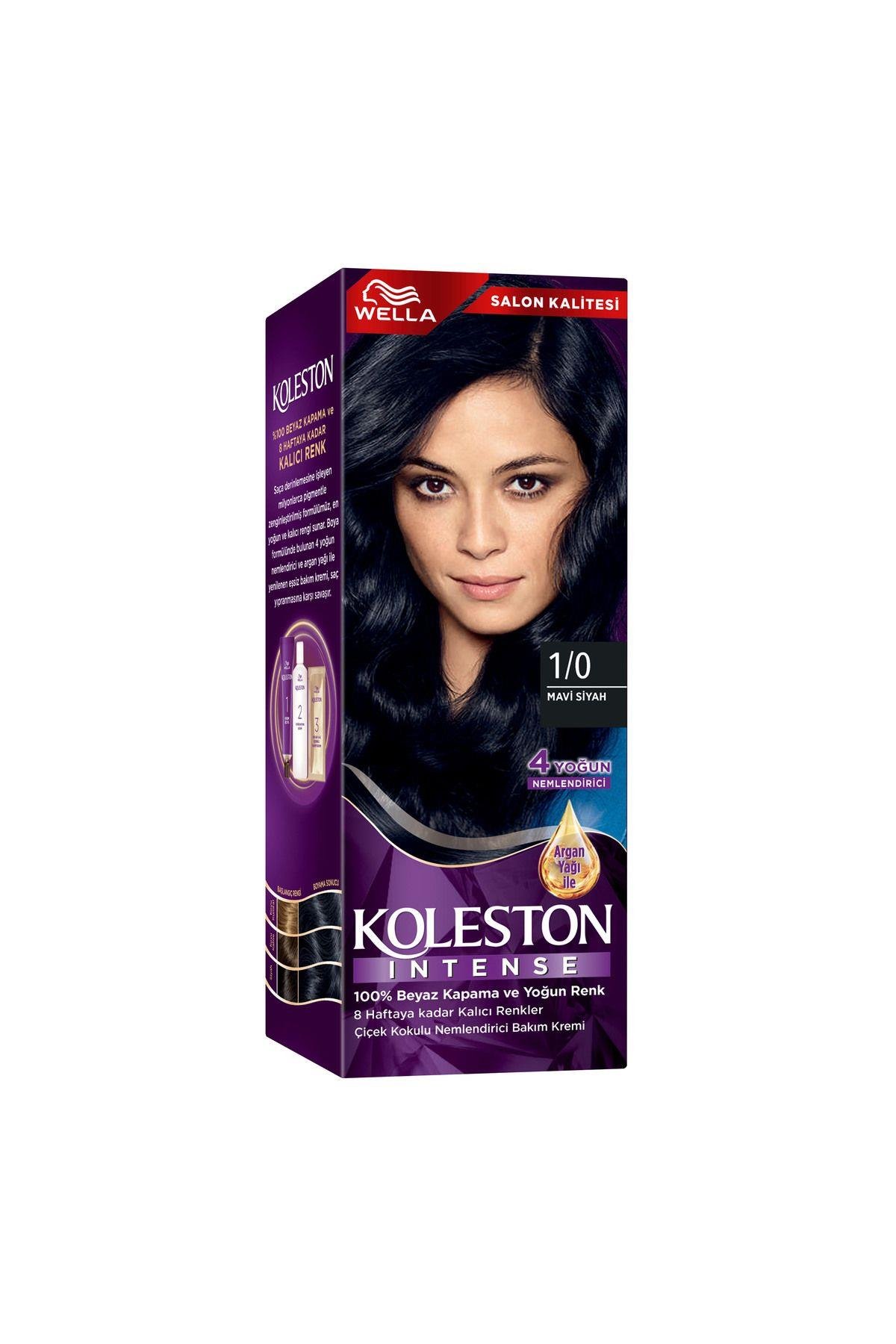 Wella Koleston Intense 1/0 Mavi Siyah