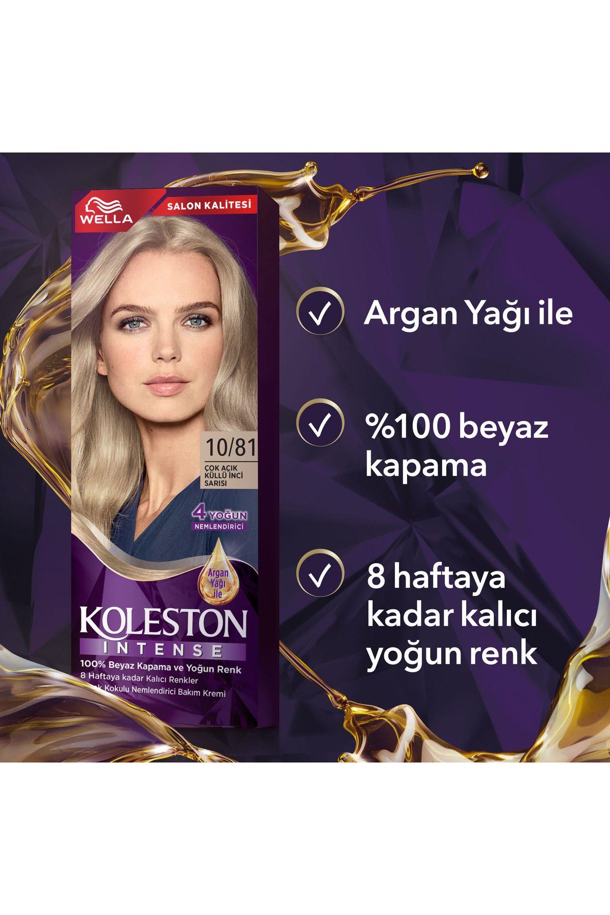 Wella Koleston Intense 10/81 Çok Açık Küllü Inci Sarı