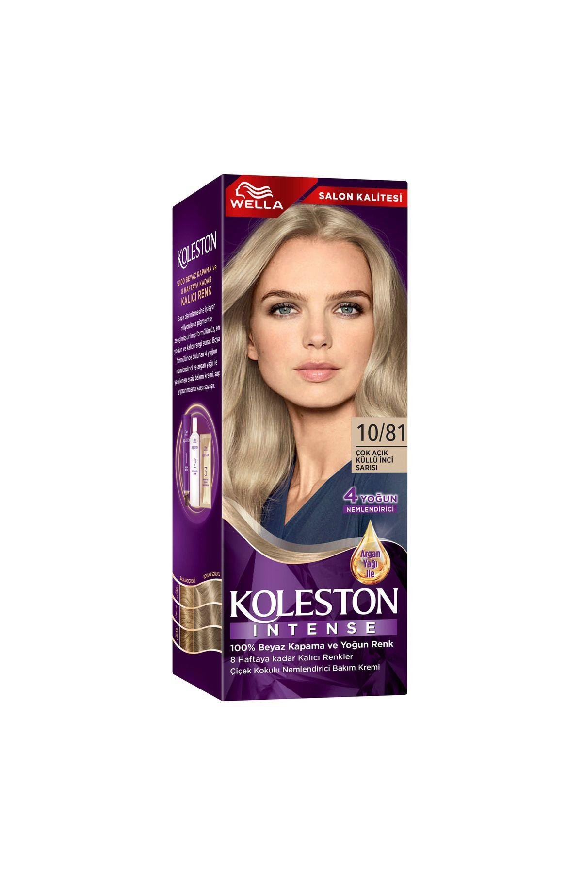 Wella Koleston Intense 10/81 Çok Açık Küllü Inci Sarı