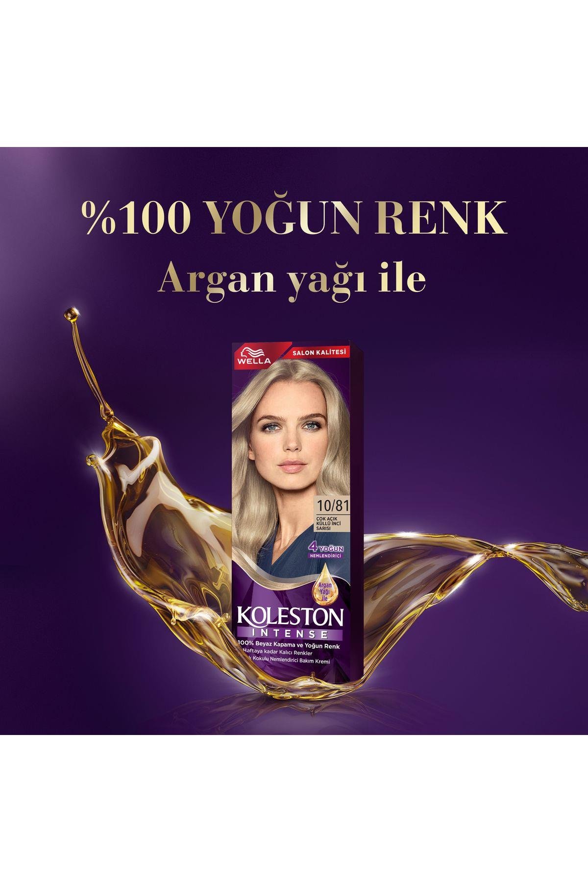 Wella Koleston Intense 10/81 Çok Açık Küllü Inci Sarı