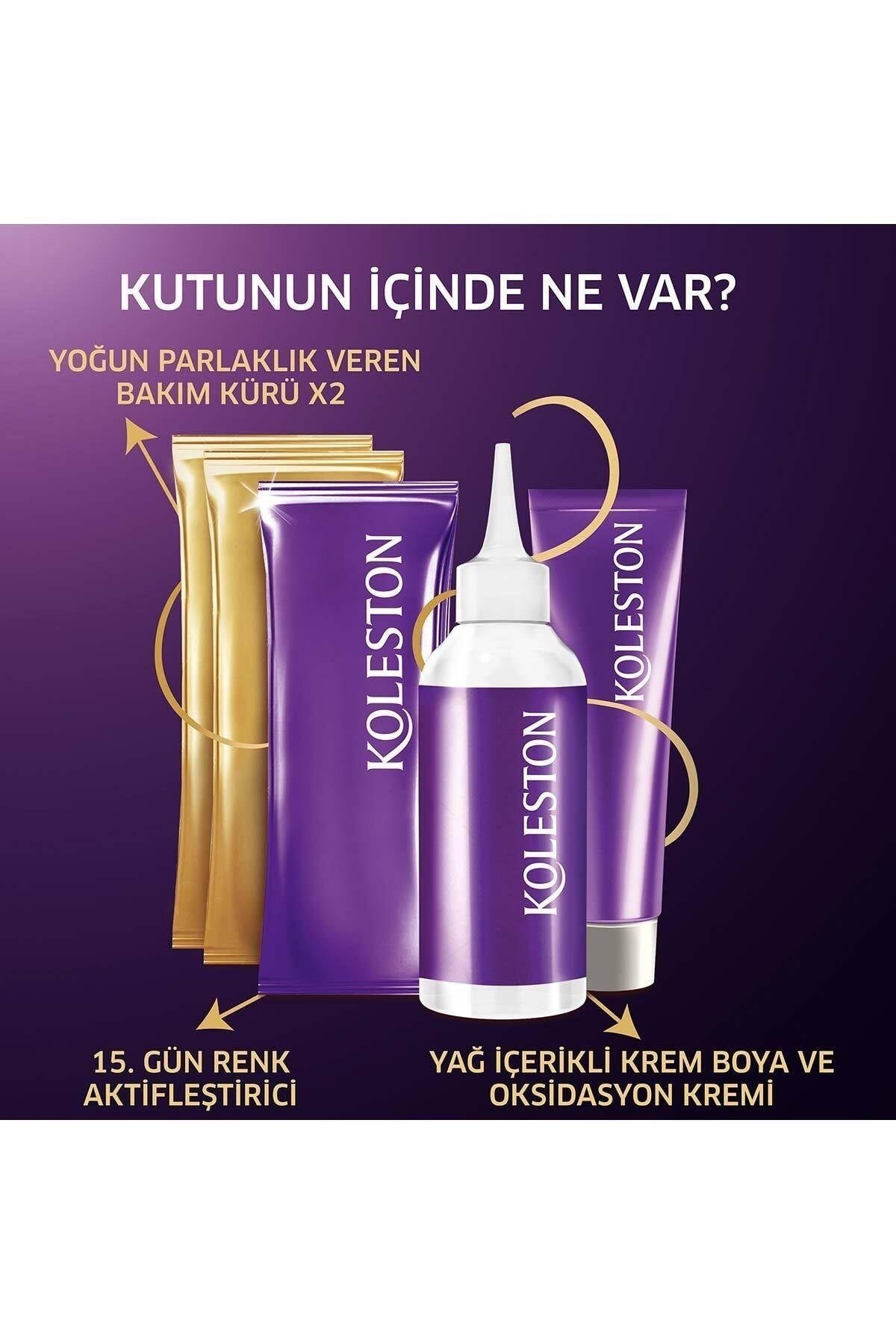 Wella Koleston Kit Patlıcan Moru Set 3.66