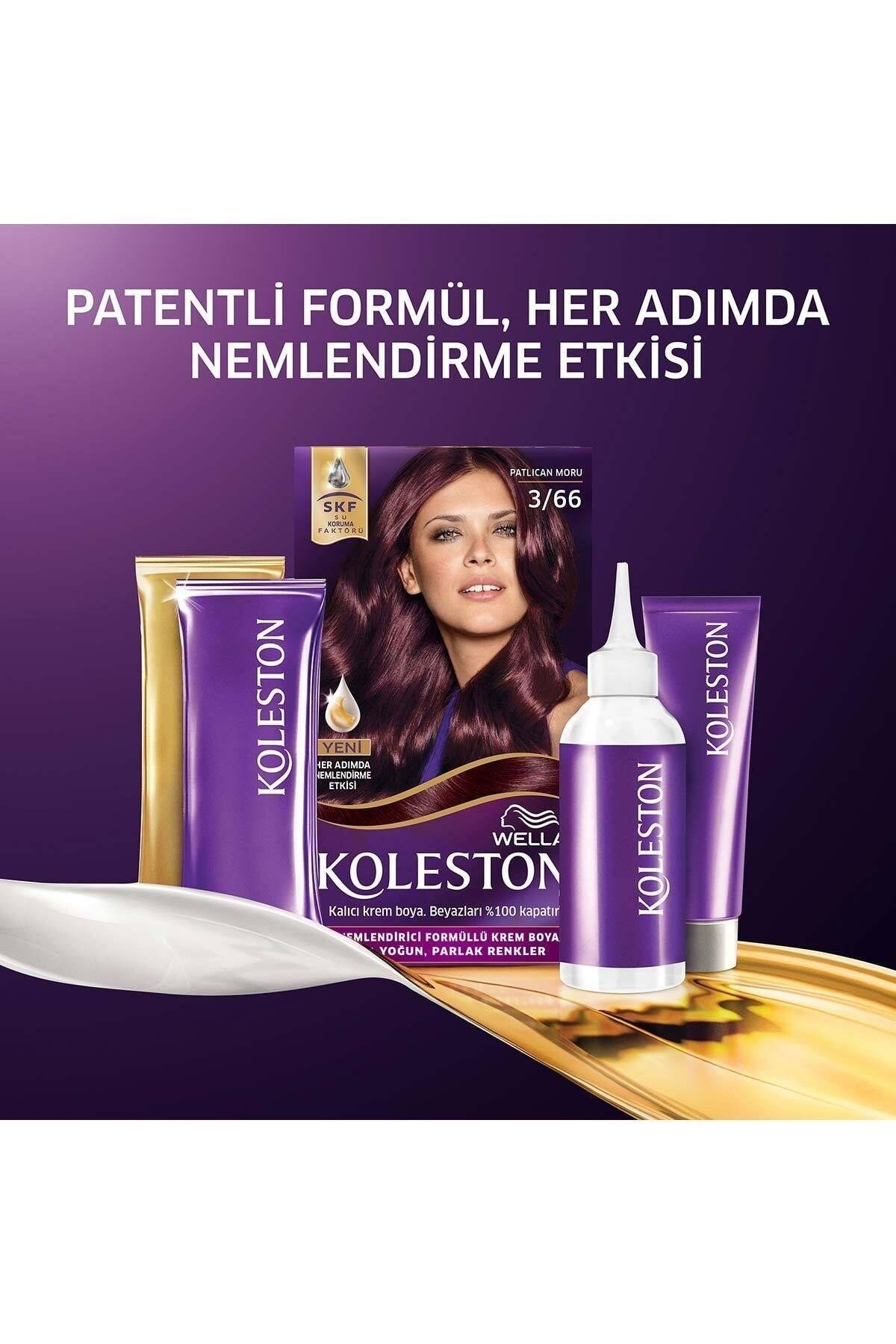 Wella Koleston Kit Patlıcan Moru Set 3.66