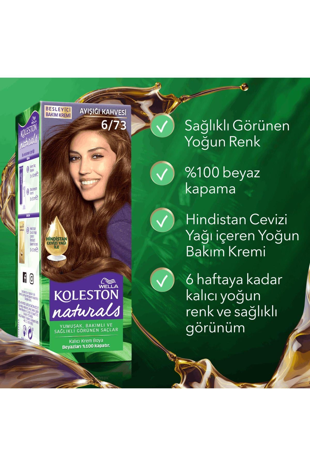 Wella Koleston Naturals Ayısıgı Kahvesı 6/73