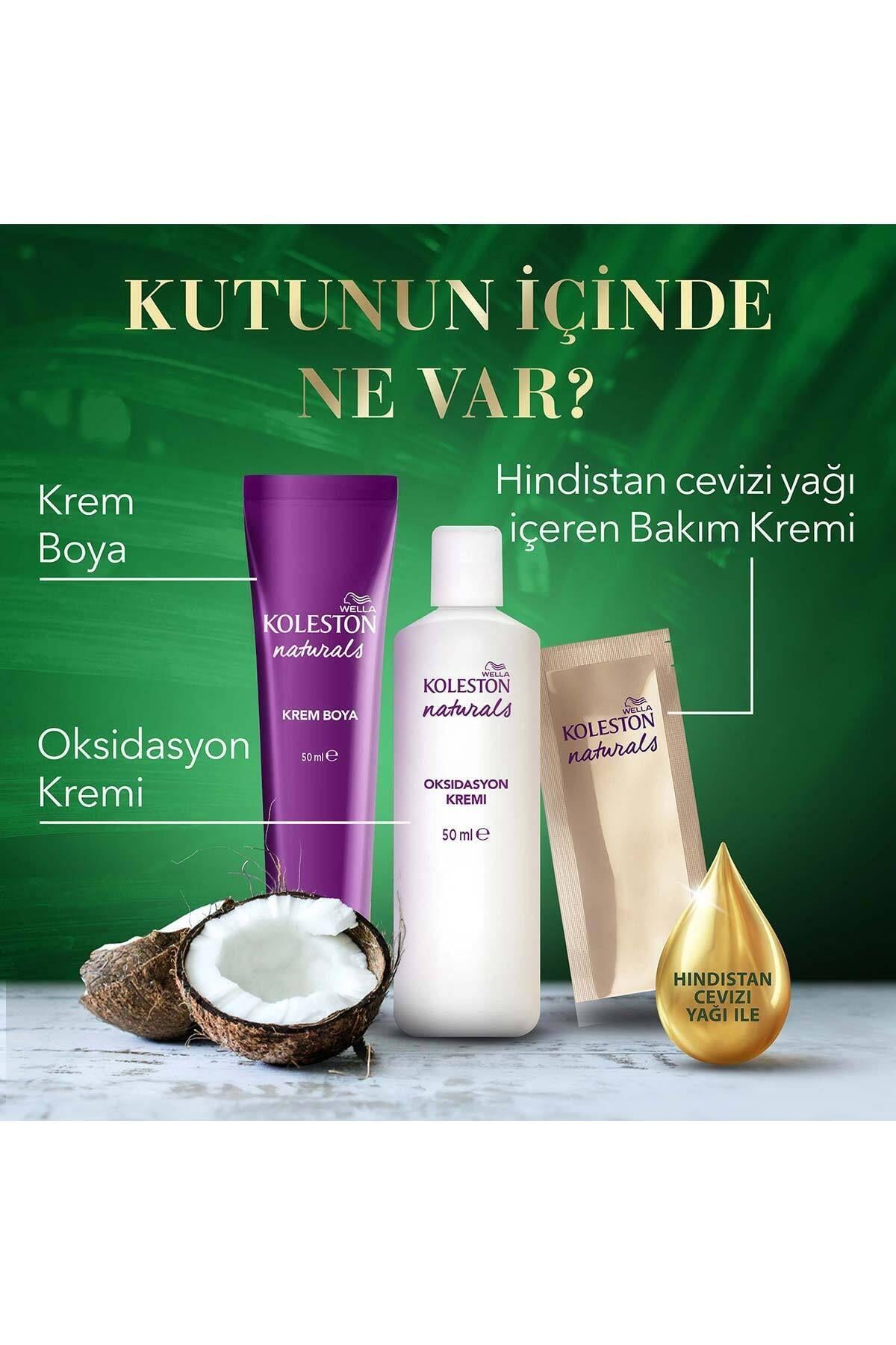 Wella Koleston Naturals Saç Boyası 3/4 Koyu Kestane