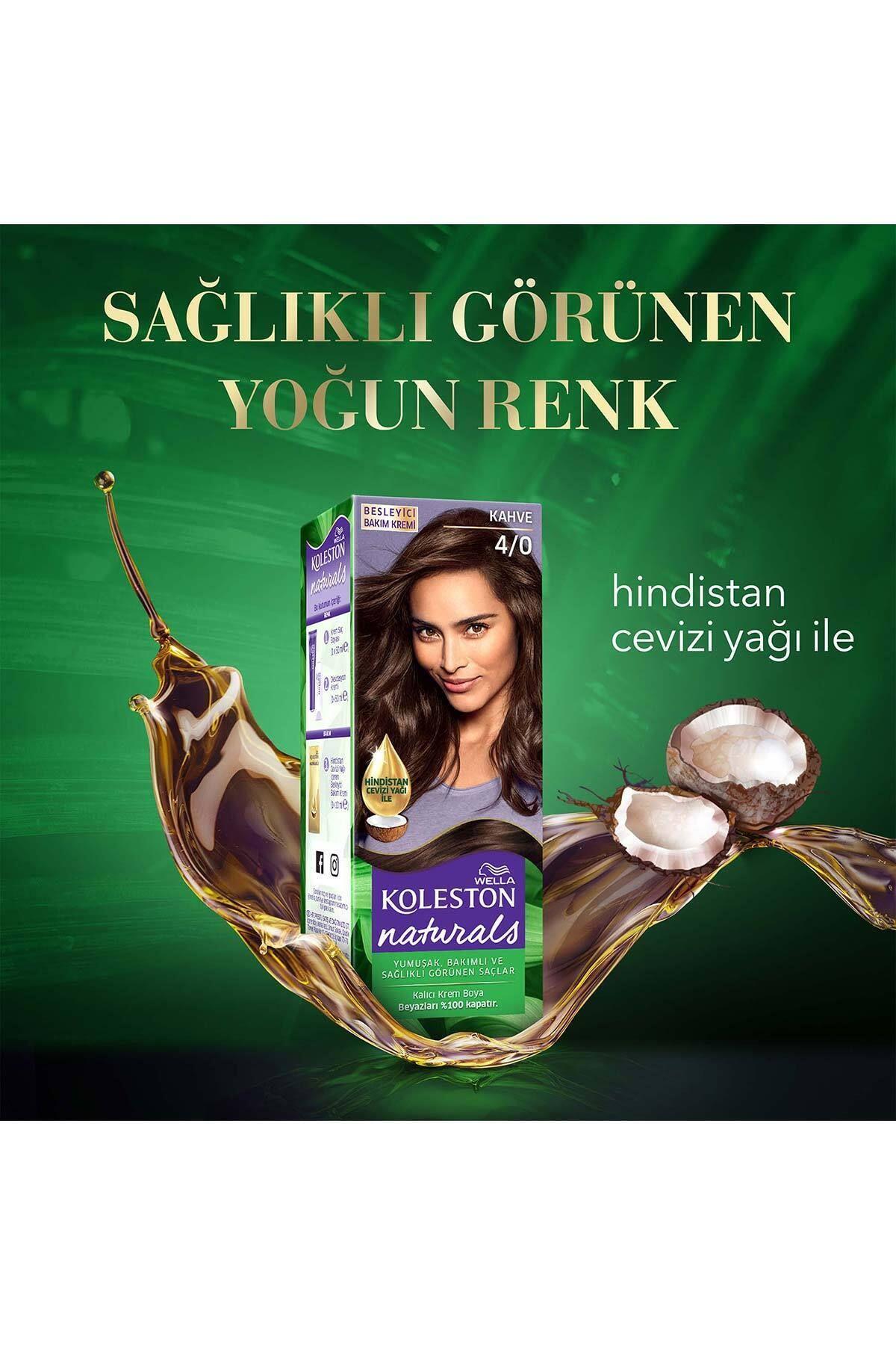 Wella Koleston Naturals Saç Boyası 4/0 Kahve