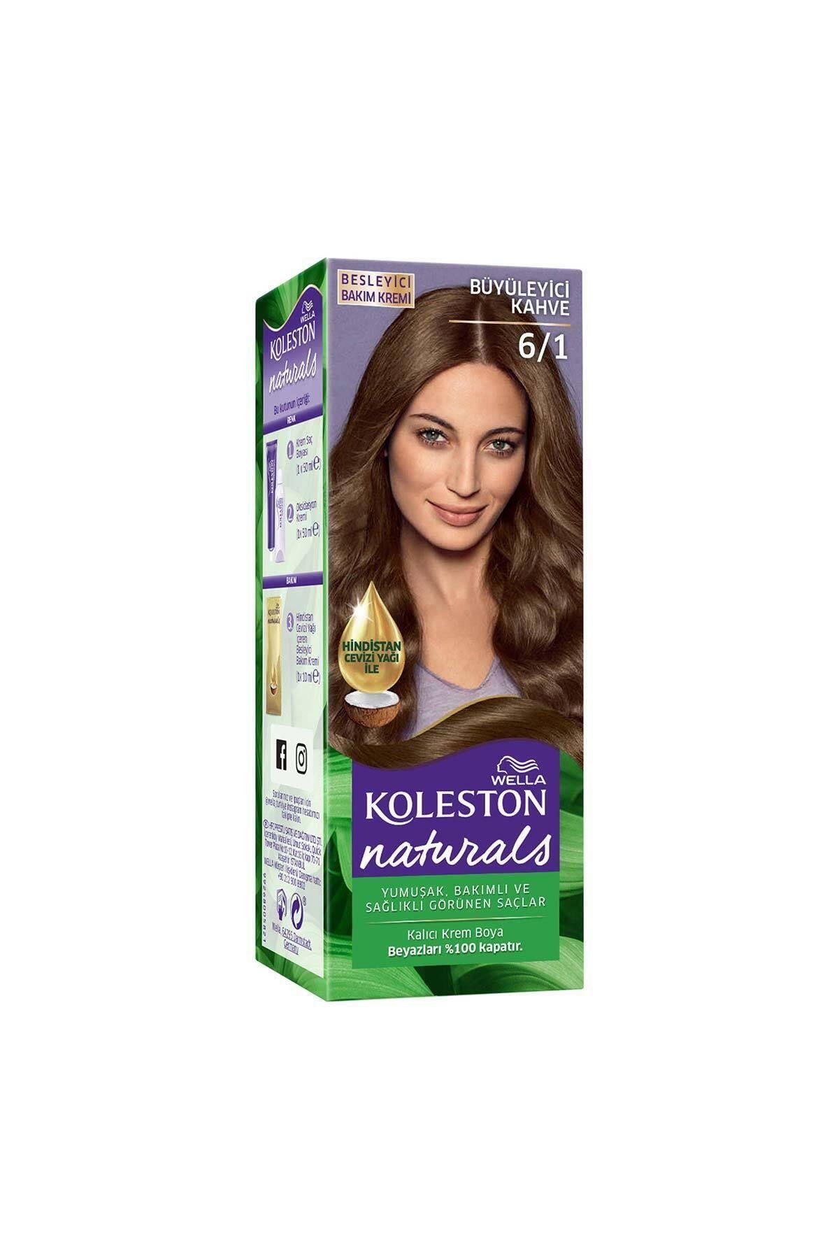 Wella Koleston Naturals Saç Boyası 6/1 Büyüleyici Kahve