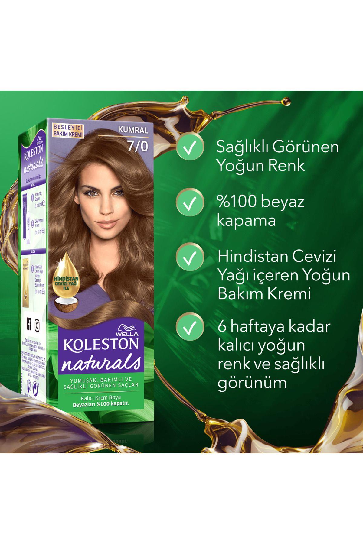 Wella Koleston Naturals Saç Boyası 7/0 Kumral