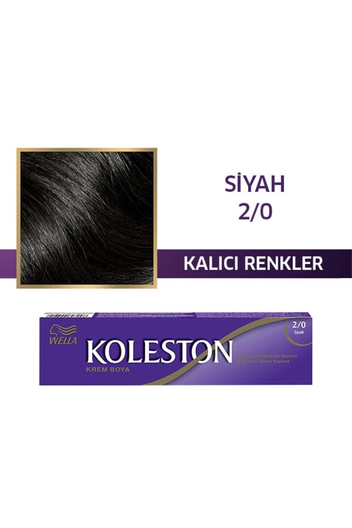Wella Koleston Single Tüp Boya 2/0 Siyah