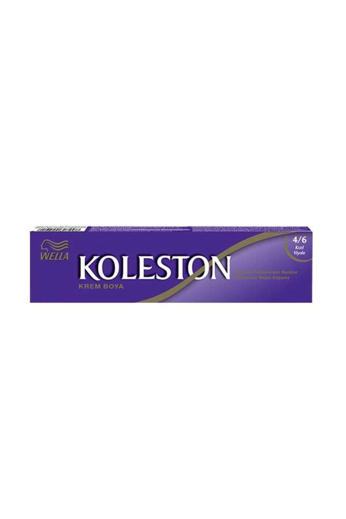 Wella Koleston Sıngle Tüp Boya 4/6 Kızıl Vıyole