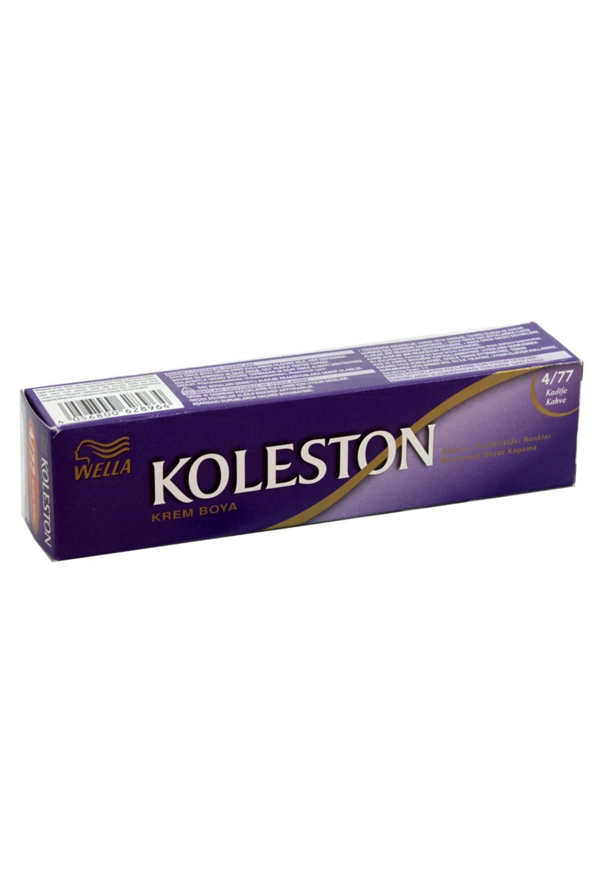 Wella Koleston Single Tüp Boya 4/77 Kadife Kahve