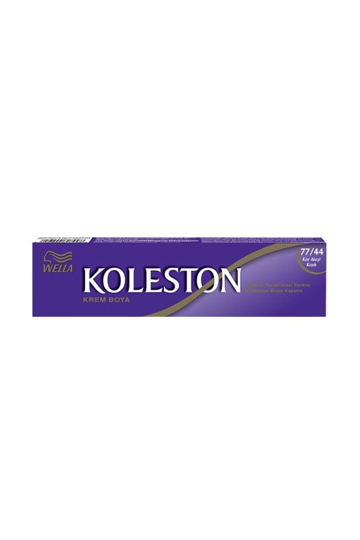 Wella Koleston Single Tüp Boya 77/44 Kor Ateşi Kızılı