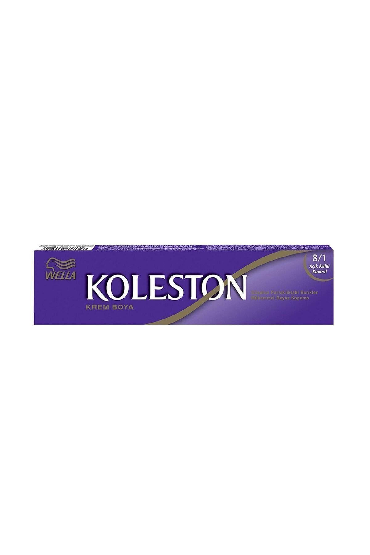 Wella Koleston Single Tüp Boya 8/1 Açık Küllü Kumral