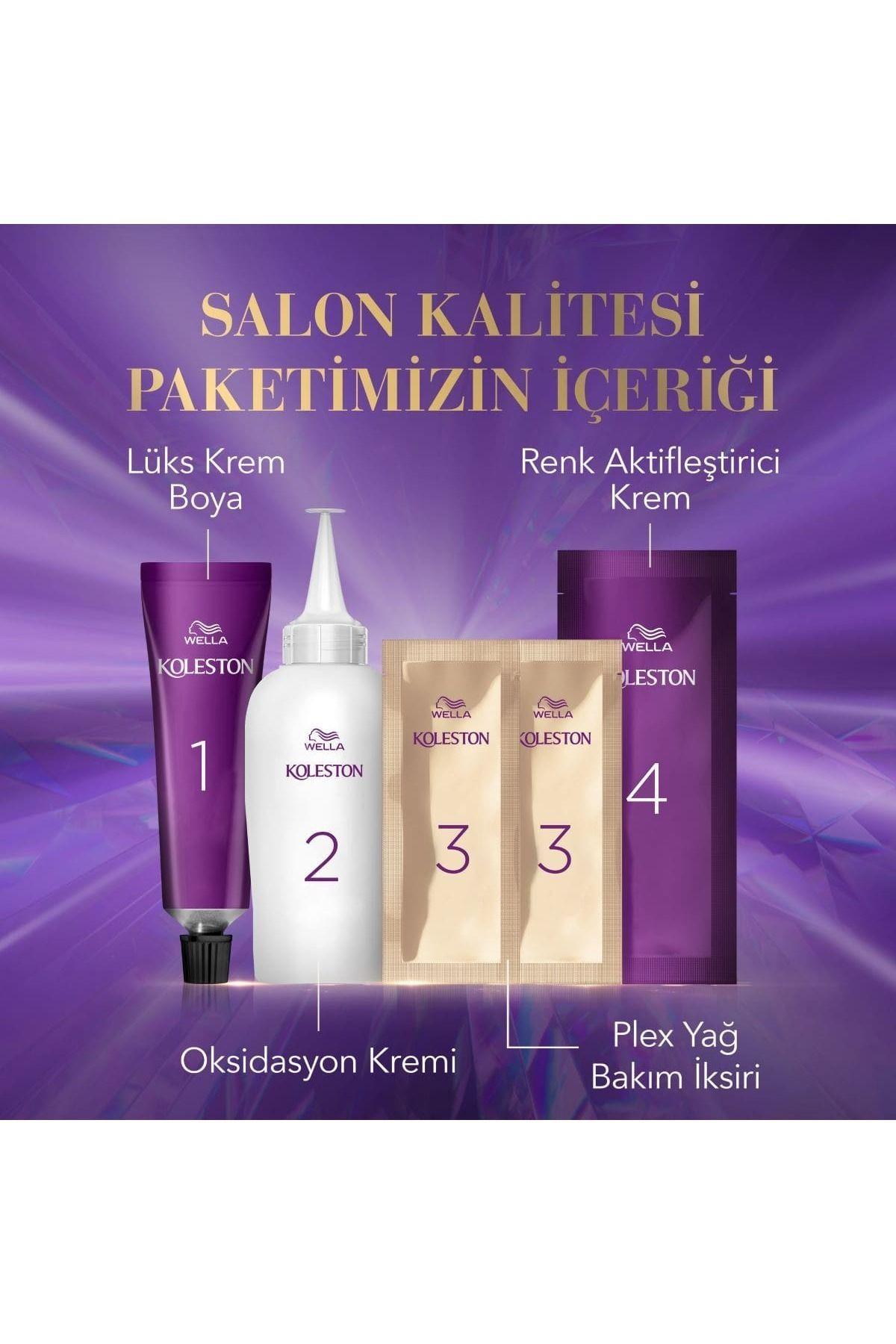 Wella Koleston Supreme Kit 7/18 Işıltılı Küllü Kumral