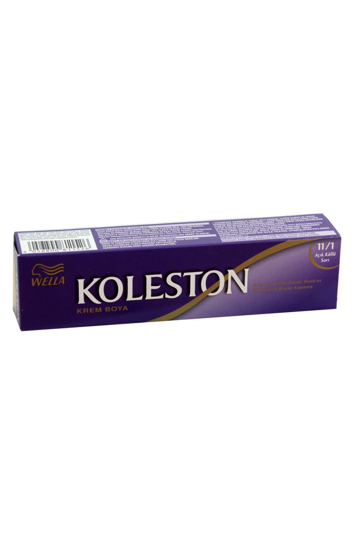 Wella Koleston Tüp Boya 11.1 Açık Küllü Sarı