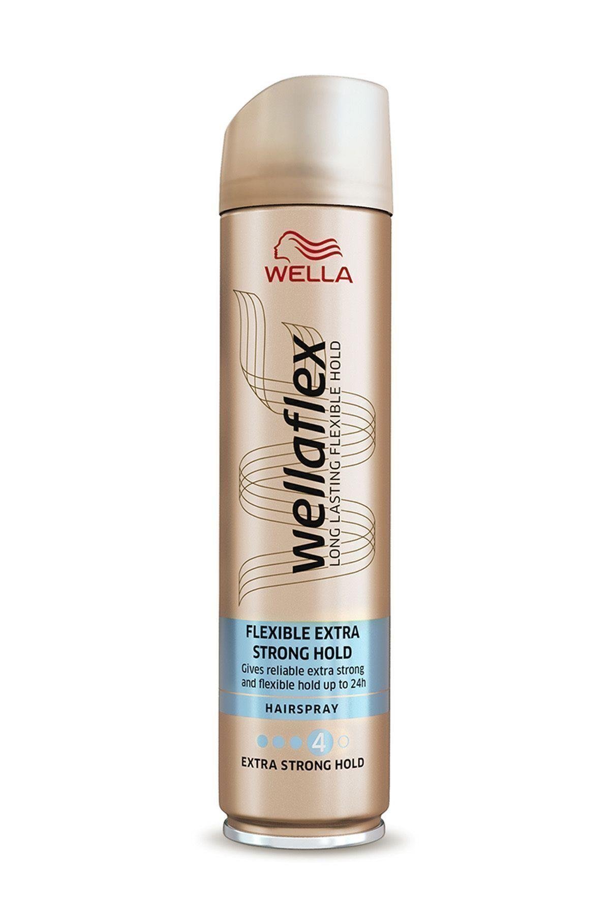 Wella Wellaflex Invisible Hold Görünmez Tutuş Sağlayan Saç Spreyi Extra Strong Hold  250 ml - 4/5 Hold