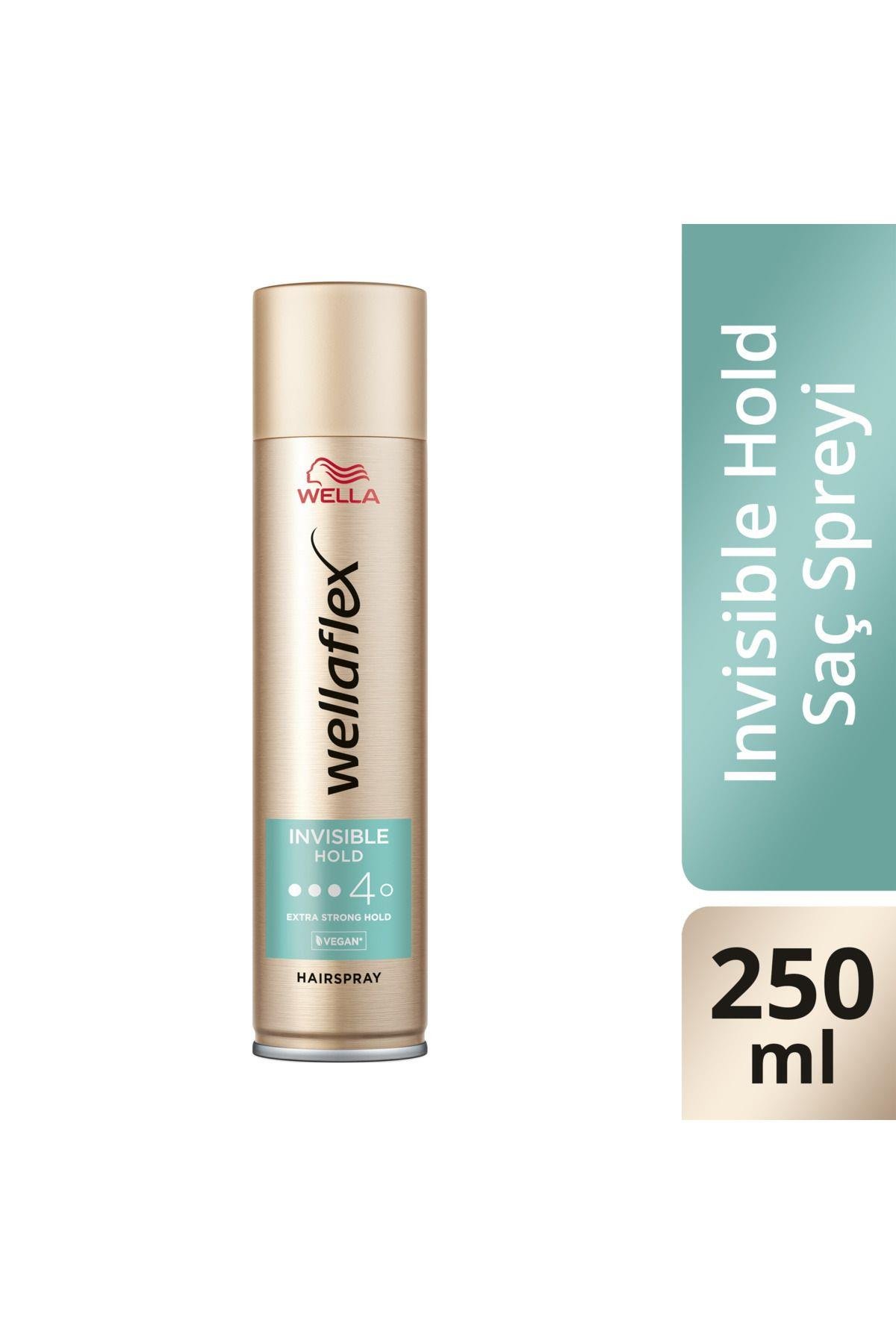 Wella Wellaflex Invisible Hold Görünmez Tutuş Sağlayan Saç Spreyi Extra Strong Hold  250 ml - 4/5 Hold