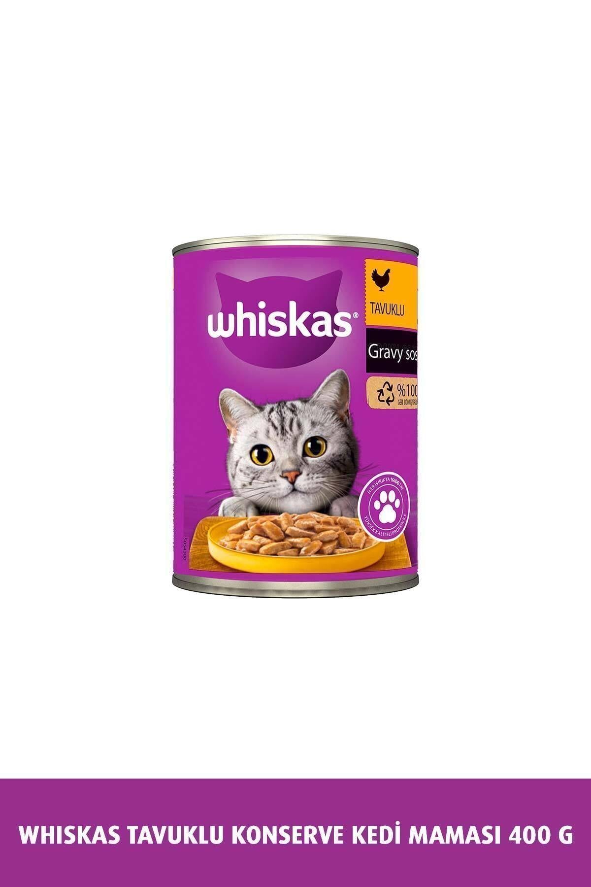 Whiskas Sos Içinde Tavuklu Yetişkin Kedi Konservesi 400gr
