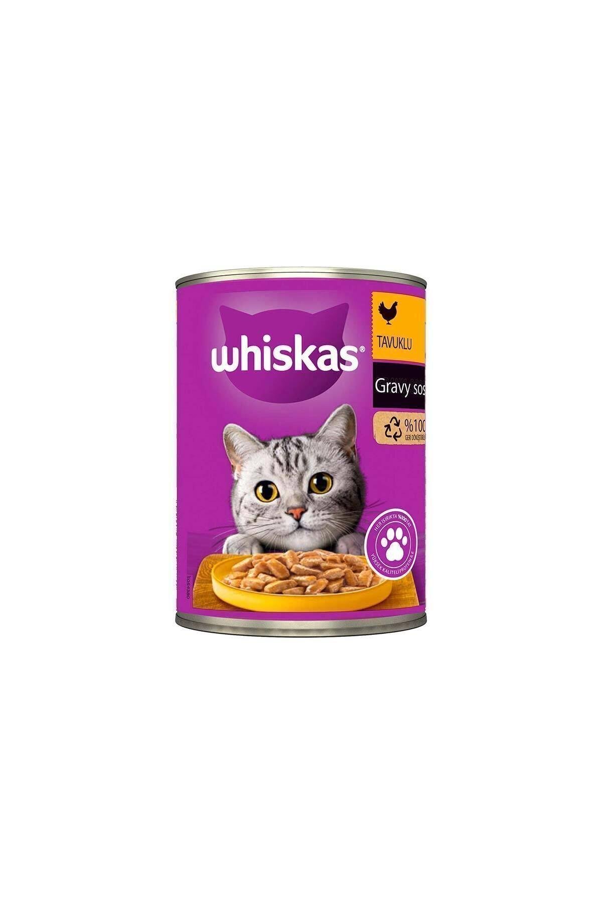Whiskas Sos Içinde Tavuklu Yetişkin Kedi Konservesi 400gr