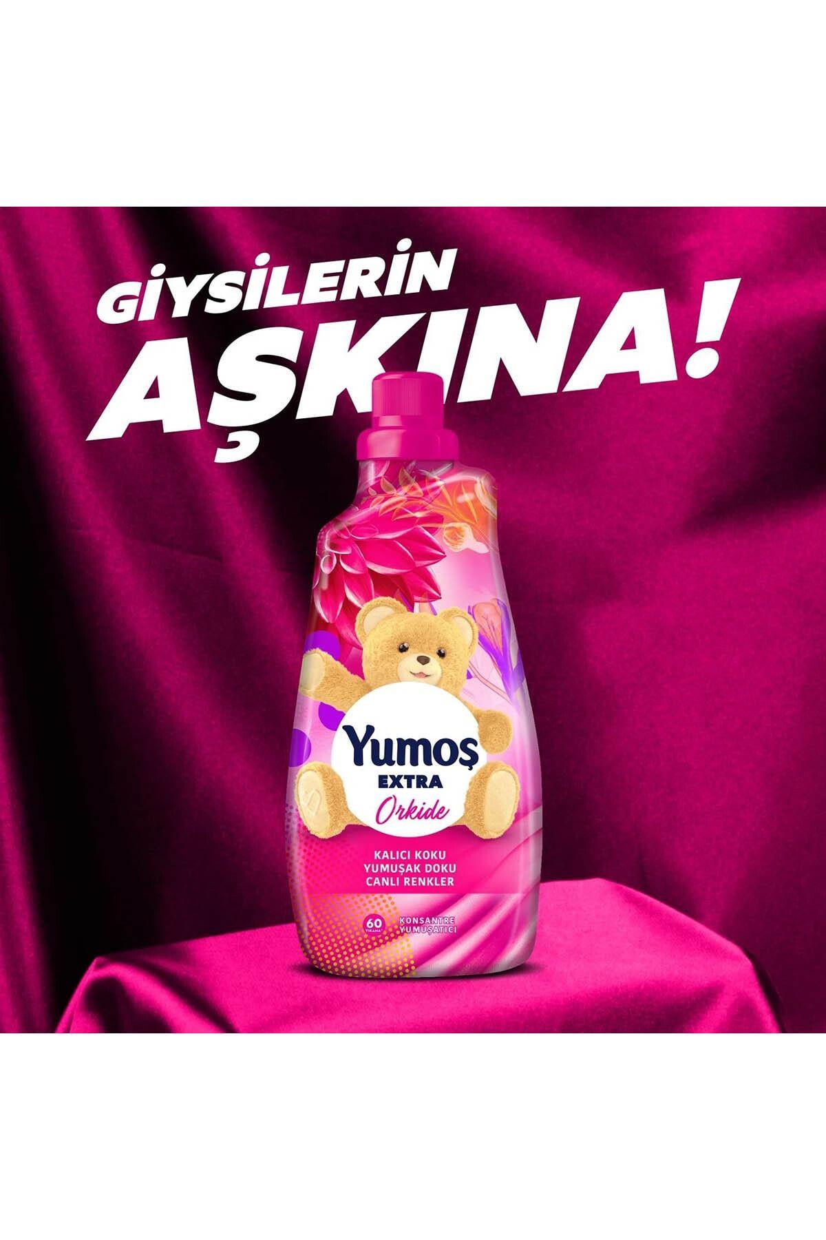 Yumoş Konsantre Çamaşır Yumuşatıcısı Orkide 1440 ML