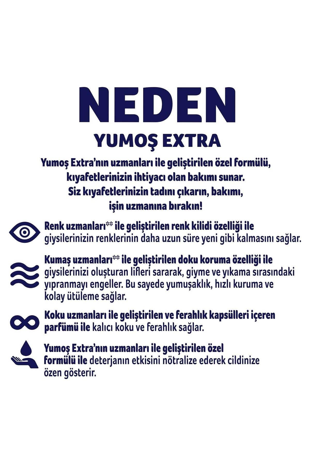Yumoş Konsantre Çamaşır Yumuşatıcısı Orkide 1440 ML