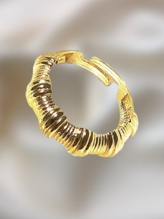 Altın Kaplama Burgu Yüzük 1 Adet