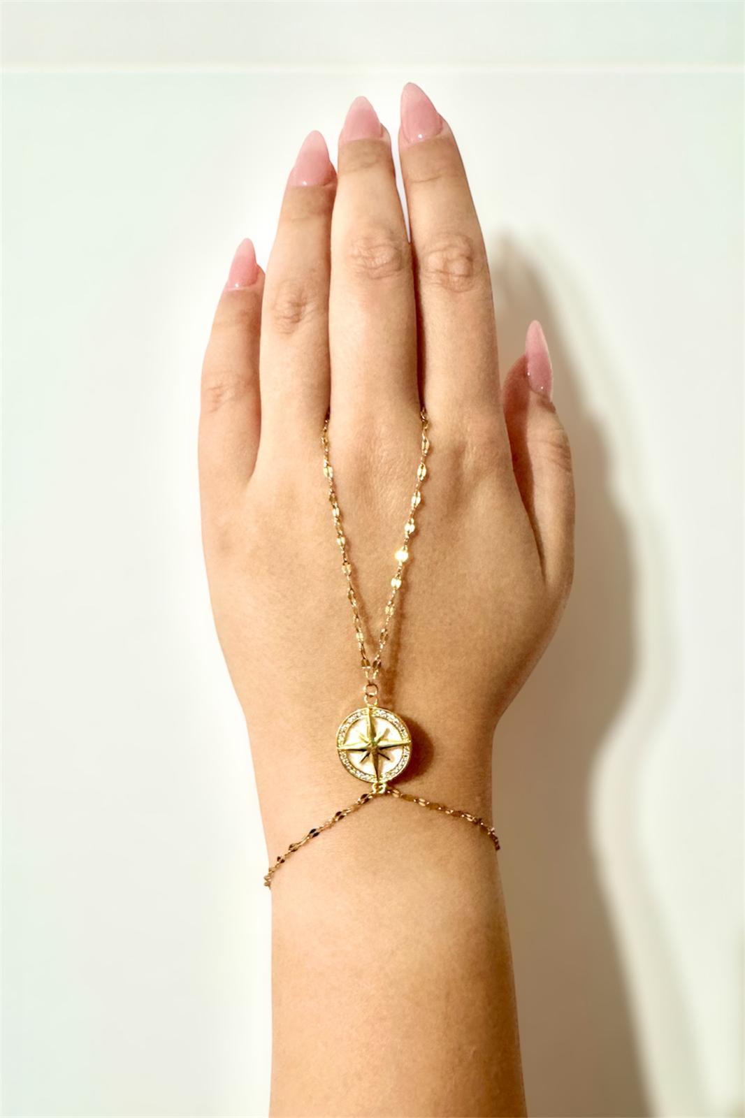 Kutup Yıldızı Taşlı Çelik Şahmeran