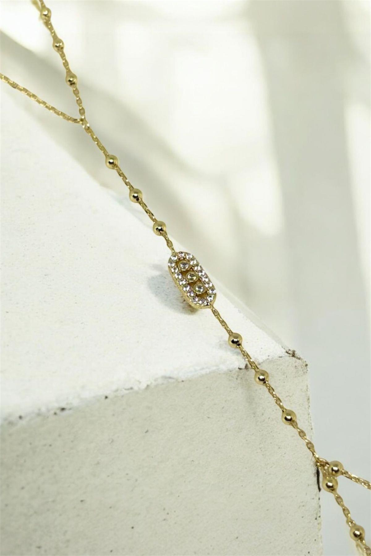 Messica Model Zirkon Taşlı Şahmeran