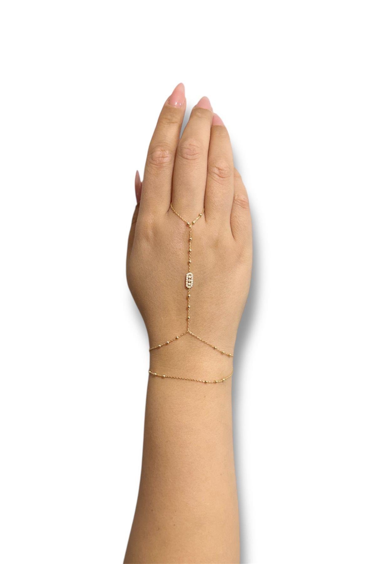 Messica Model Zirkon Taşlı Şahmeran