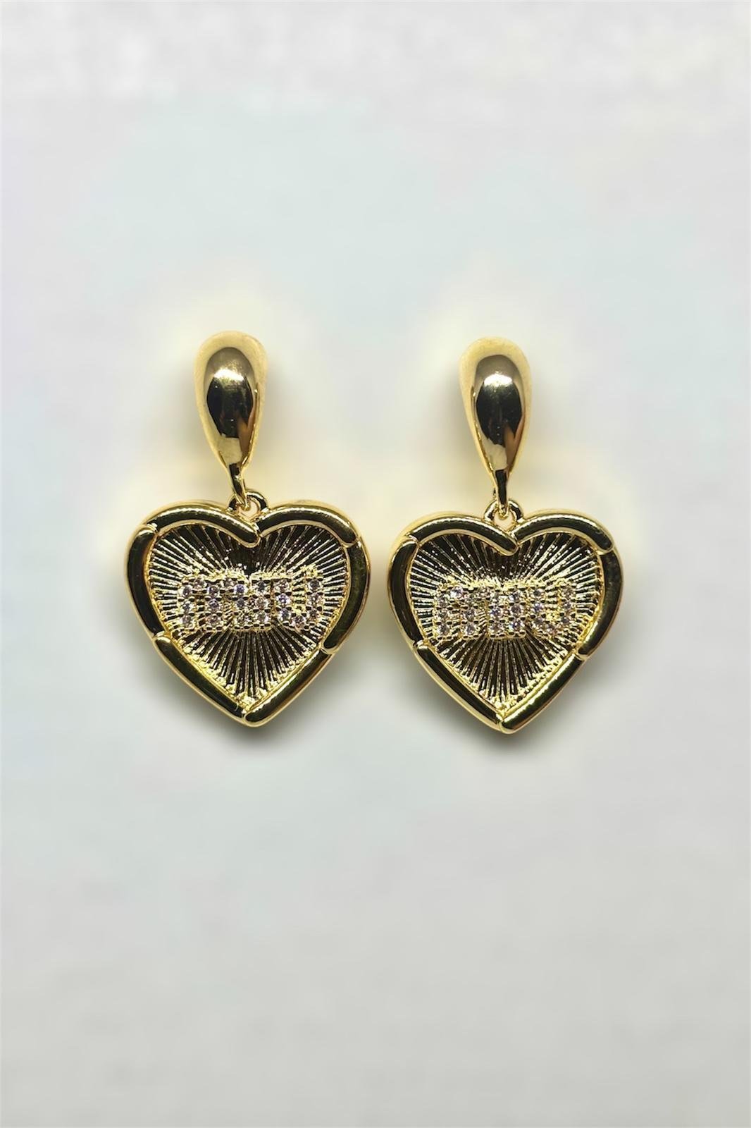 MIU Serisi Kalpli Gold Küpe