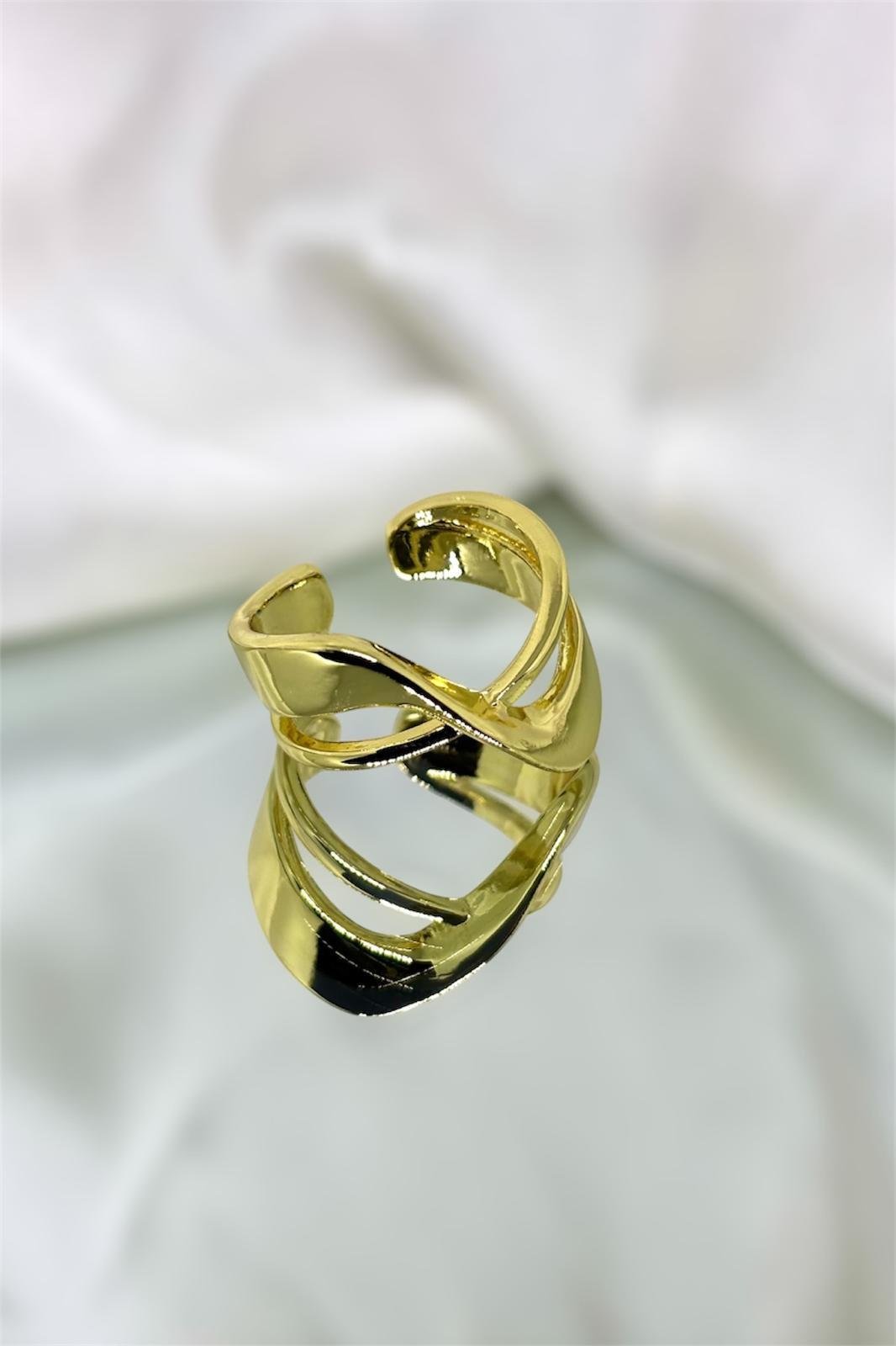 Vintage Ayarlanabilir Gold Yüzük