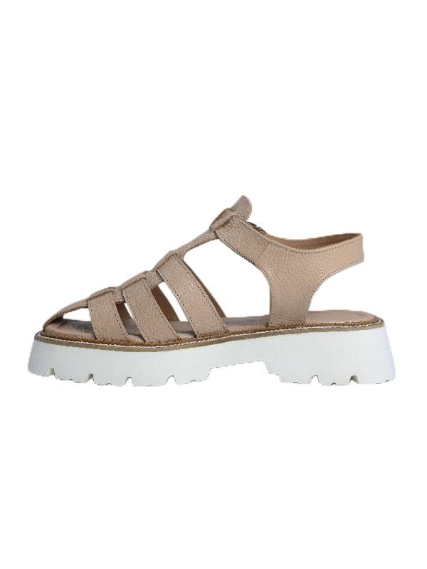 PAOLA FABIANI AYAKKABI HAKİKİ DERİ NOHUT Sandalet Düz Terlik 04 5202