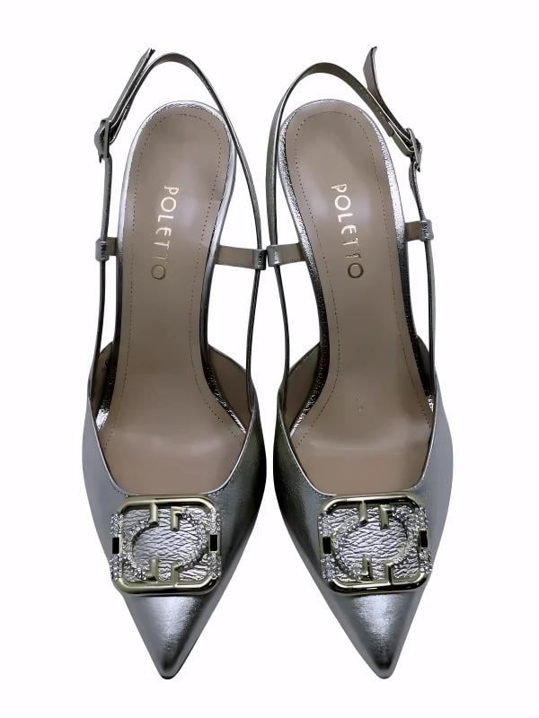 POLETTO  HAKİKİ DERİ ALTIN Ayakkabı Stiletto 4924 132