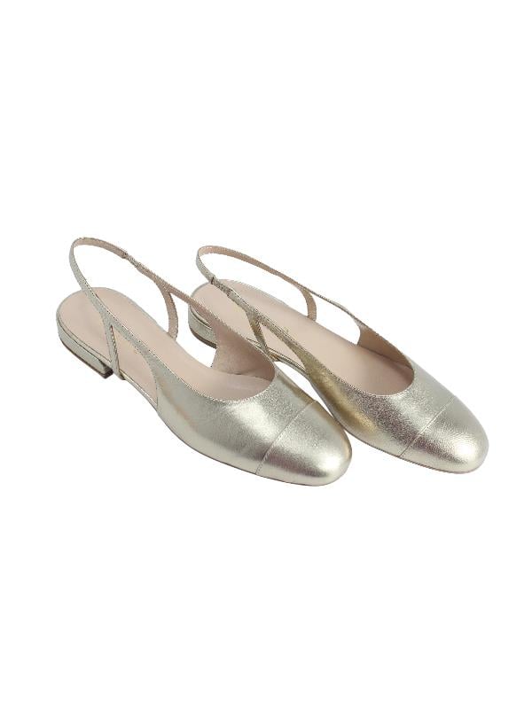 POLETTO  HAKİKİ DERİ ALTIN Babet Kapalı 279 27 V1