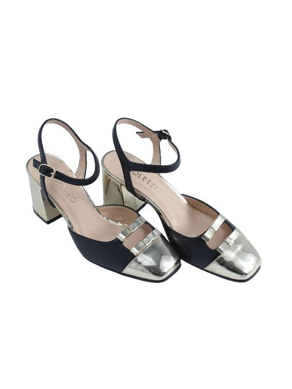 POLETTO  HAKİKİ DERİ ALTIN-SIYAH Ayakkabı Günlük 230 34