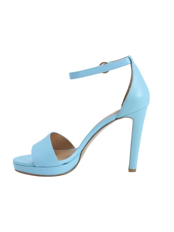 POLETTO  HAKİKİ DERİ BEBE MAVI Sandalet Topuklu 319 213