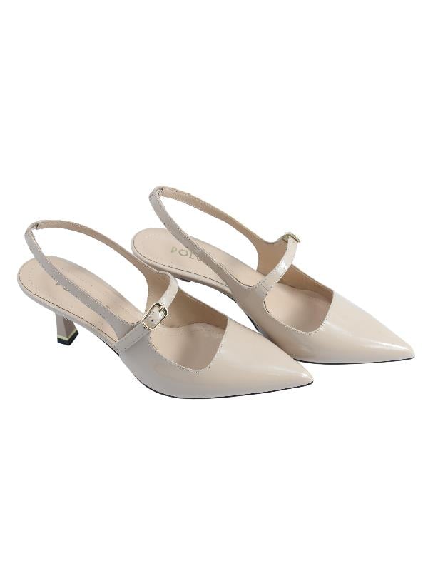 POLETTO  HAKİKİ DERİ BEJ Ayakkabı Stiletto 9841 112