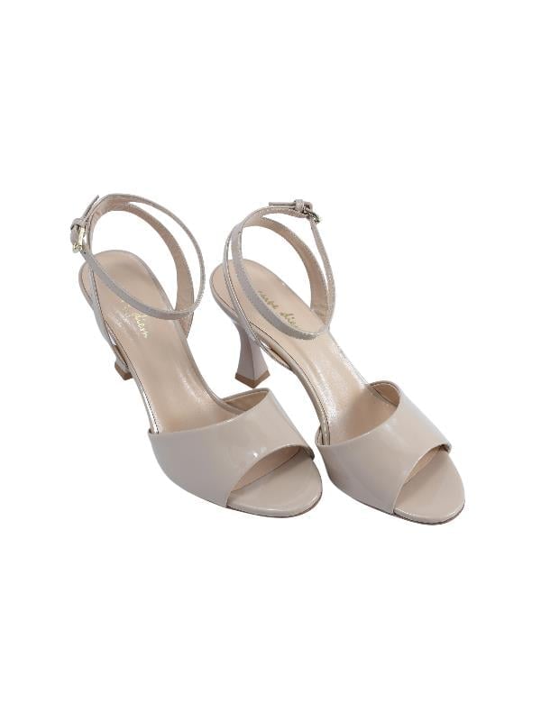 POLETTO  HAKİKİ DERİ BEJ Sandalet Topuklu 319 183 V2