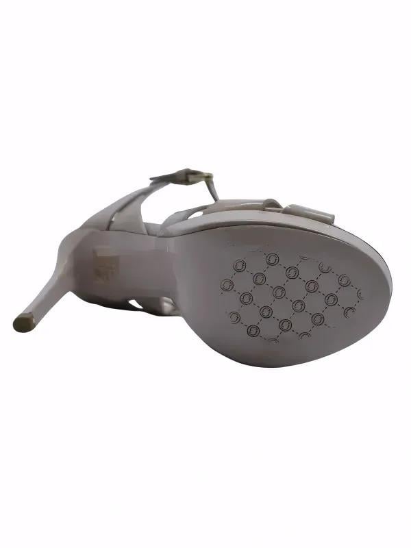 POLETTO  HAKİKİ DERİ BEJ Sandalet Topuklu 6564 210