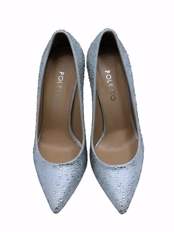 POLETTO  HAKİKİ DERİ BEYAZ Ayakkabı Gece/Abiye 2536 08 V1