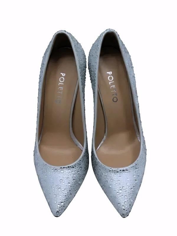 POLETTO  HAKİKİ DERİ BEYAZ Ayakkabı Gece/Abiye 2536 08 V1