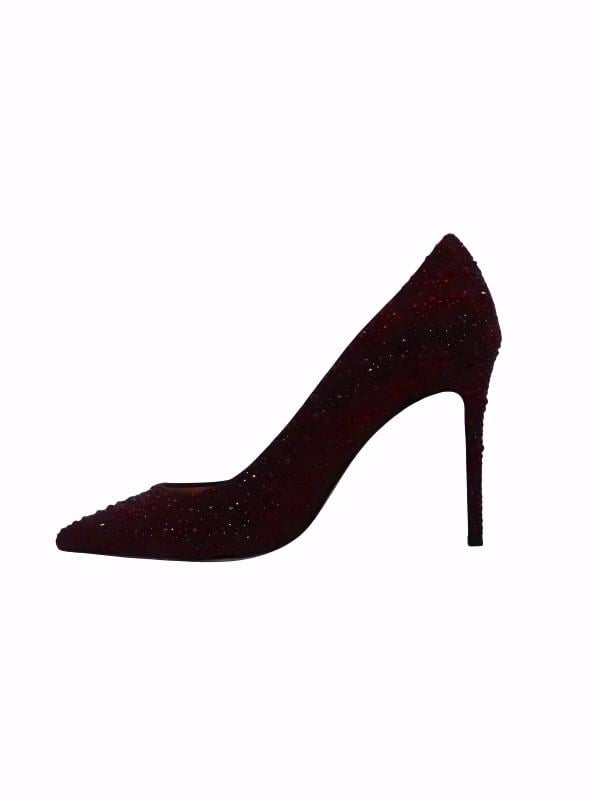 POLETTO  HAKİKİ DERİ BORDO Ayakkabı Gece/Abiye 2536 08 V1