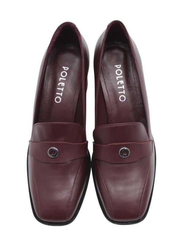 POLETTO  HAKİKİ DERİ BORDO Ayakkabı Günlük 230 22