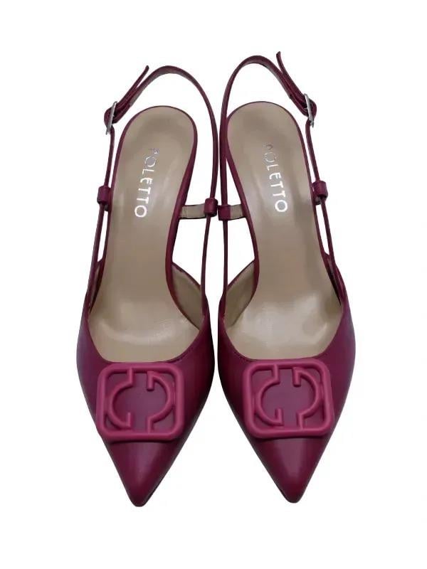 POLETTO  HAKİKİ DERİ FUSYA Ayakkabı Stiletto 9841 10 V1