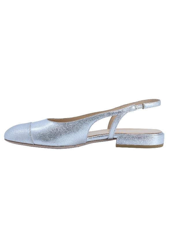 POLETTO  HAKİKİ DERİ GUMUS Babet Kapalı 279 27 V1