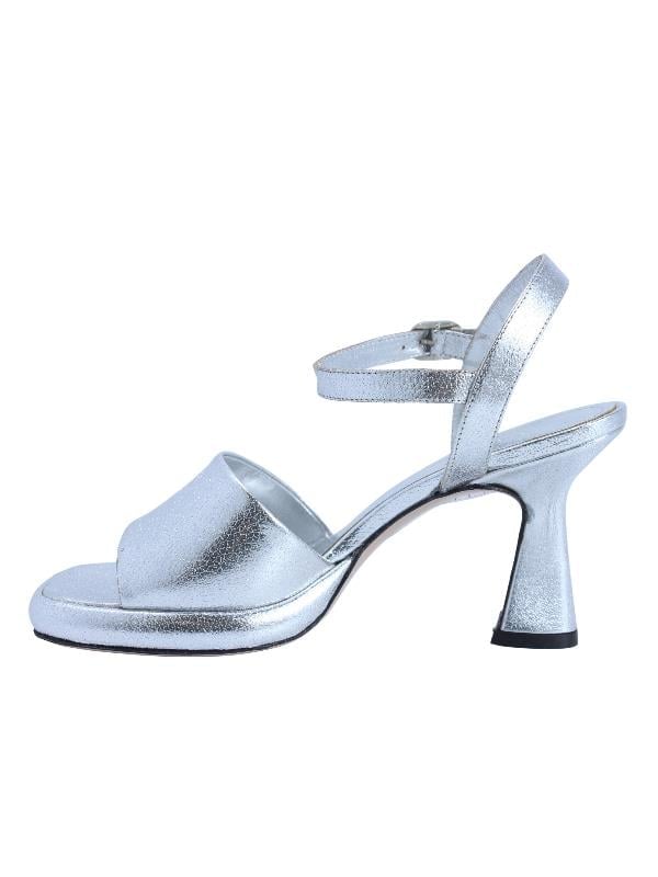 POLETTO  HAKİKİ DERİ GUMUS Sandalet Topuklu 4183 196