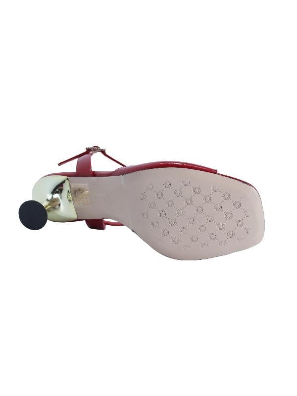 POLETTO  HAKİKİ DERİ KIRMIZI Sandalet Topuklu 4183 222