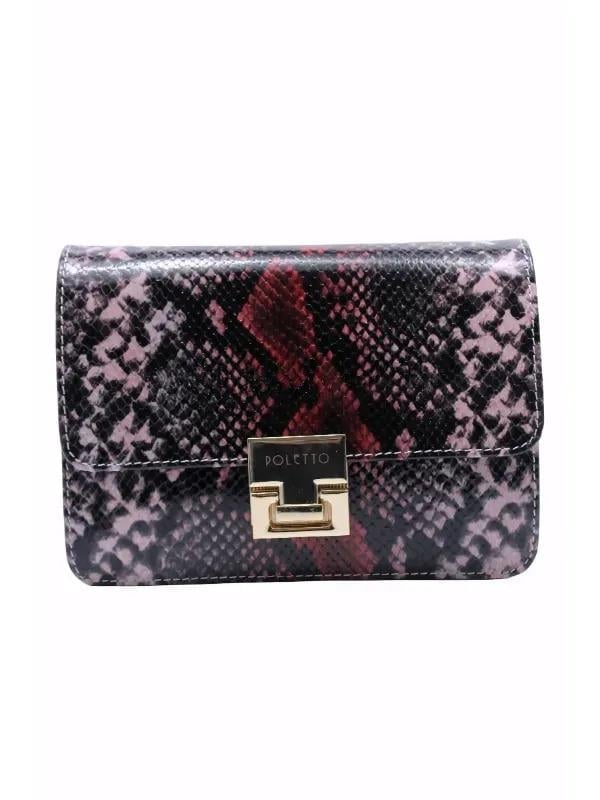 POLETTO  HAKİKİ DERİ KIRMIZI-YESIL Çanta Omuz askılı CNT 802 V1