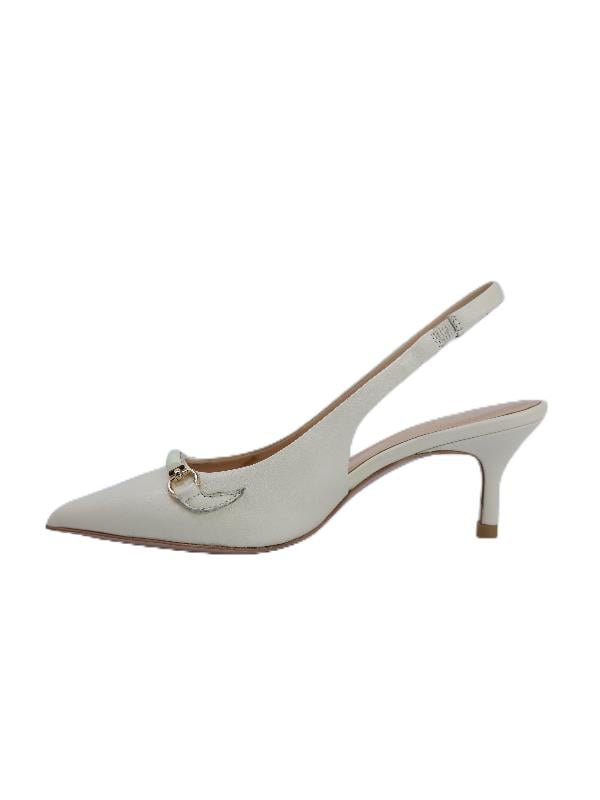 POLETTO  HAKİKİ DERİ KREM Ayakkabı Stiletto 9841 121