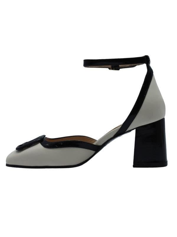 POLETTO  HAKİKİ DERİ KREM-SIYAH Ayakkabı Günlük 230 16